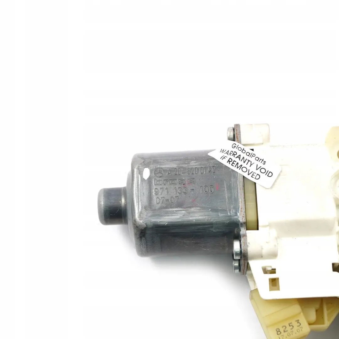 Mercedes-Benz C E W204 W212 Front Left N/S Door Window Lifter Motor to with Part number A2048200142 Mercedes-Benz C E W204 W212 Front Left N/S Door Window Lifter Motor - SKU A2048200142 - Part number A2048200142