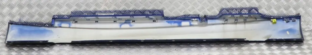 BMW E87 LCI 4 M Sport Sill Strip Faldon Lateral Derecho Le Mans Azul - 381 - SKU 0033556-LMB4 - Número de pieza 0033556