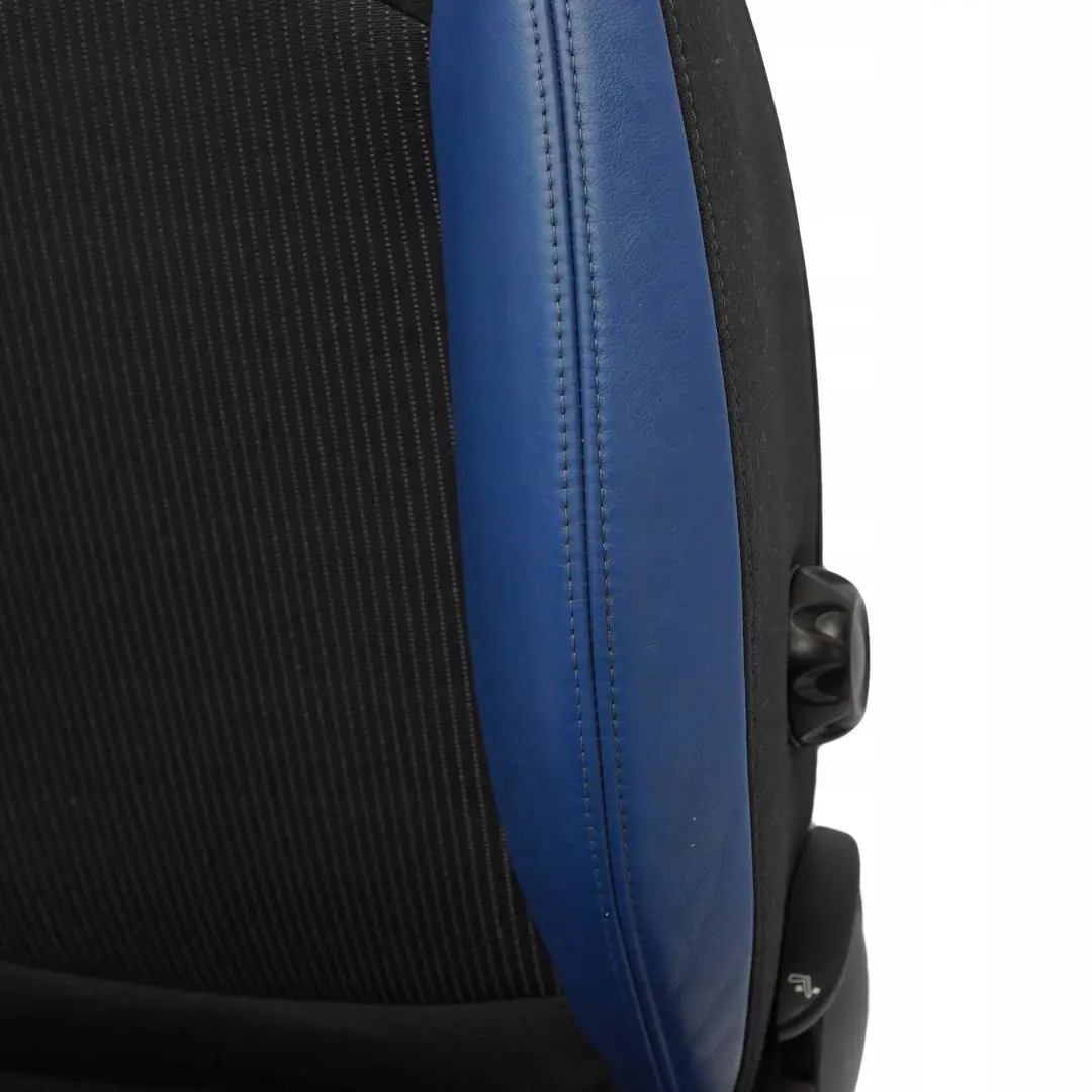 Sedile Sportivo Sport Resto Tessuto/Pelle Frontale Dx Blu per Mini Cooper R56 R57 con numero di parte 7242358 Mini Cooper R56 R57 Sedile Sportivo Sport Resto Tessuto/Pelle Frontale Dx Blu - SKU 7242358-2 - Numero di parte 7242358