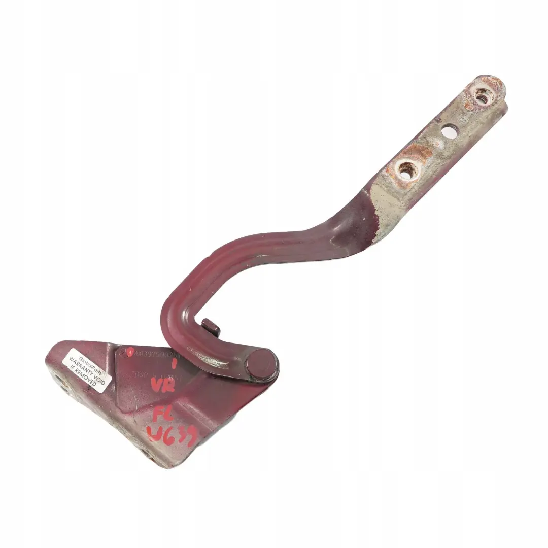 Capó Bisagra Izquierda Rojo Terciopelo 3583 para Mercedes Vito W639 con número de pieza A6397500251 Mercedes Vito W639 Capó Bisagra Izquierda Rojo Terciopelo 3583 - SKU A6397500251-VR - Número de pieza A6397500251