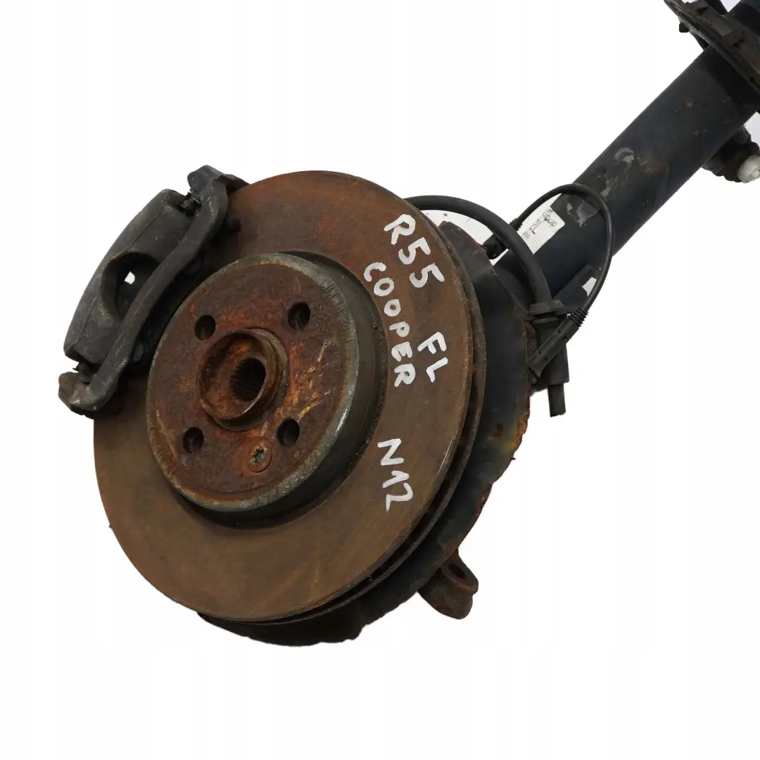 Suspension Delantera Izquierda Muelle Strut Pierna Freno para Mini R55 Clubman N12 con número de pieza 6781903 Mini R55 Clubman N12 Suspension Delantera Izquierda Muelle Strut Pierna Freno - SKU 6781903 - Número de pieza 6781903