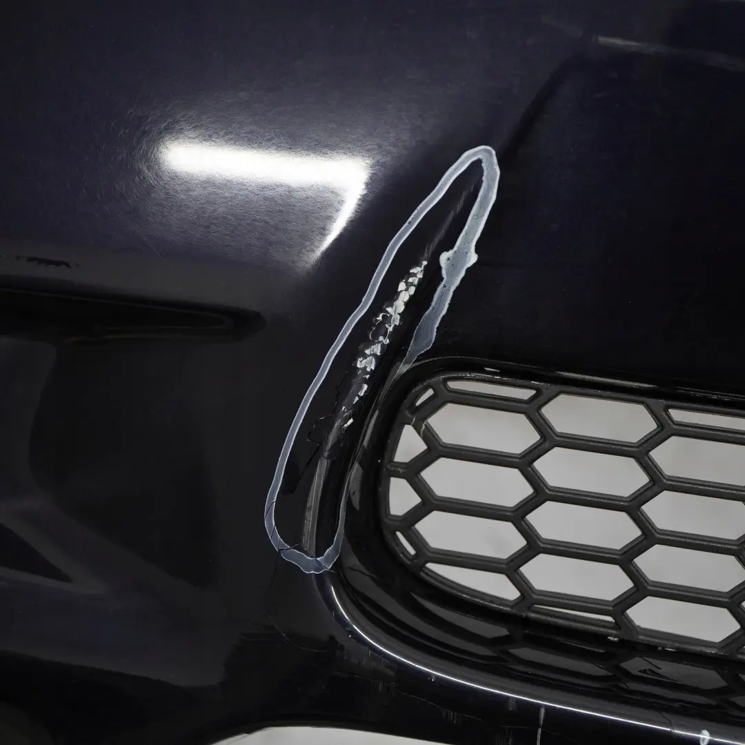 BMW 3 E92 E93 M3 Complete Rear Bumper PDC Jerezschwarz Black Metallic - A73 - SKU 0433104-JEREZ1 - Part number 0433104