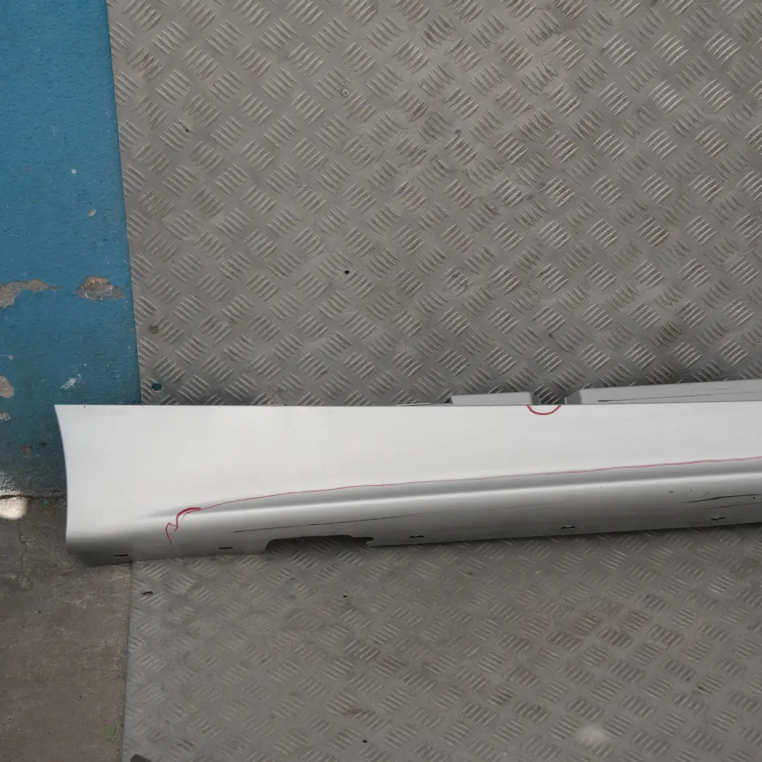  BMW6 E87 Listello Portiera Apertura Gonna Destra Argento-Titanio Sliber - SKU 0032948-TS16 - Numero di parte 32948