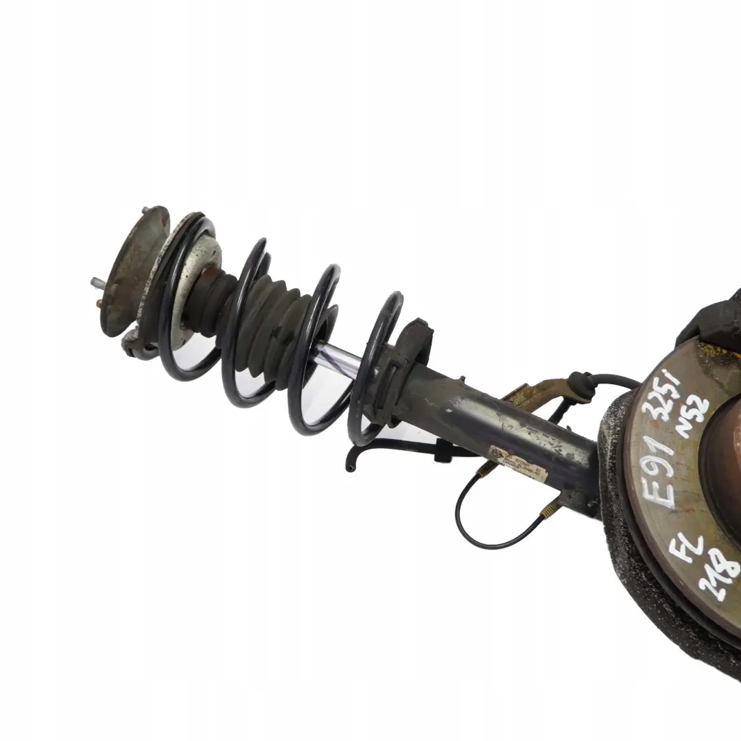 BMW 3 E91 Touring 325i N52 Front Left N/S Spring Strut Brake Suspension Leg Hub - SKU 6786013-4 - Part number 6786013