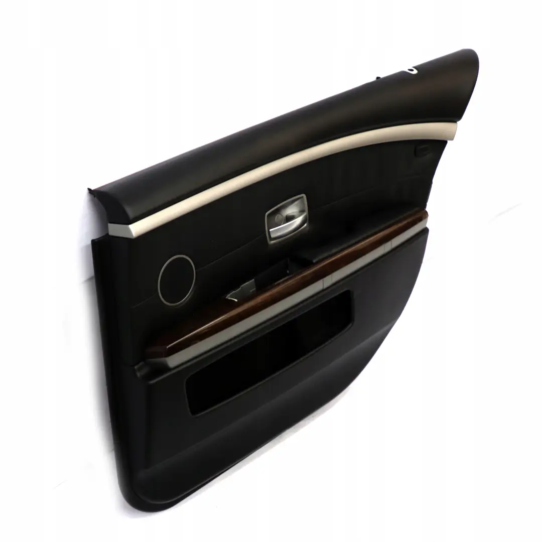 Right Door Card Leather Nasca Black Lining Trim pour BMW E66 Long Rear à propos du numéro de pièce 9154750 BMW E66 Long Rear Right Door Card Leather Nasca Black Lining Trim - SKU 9154750 - Numéro de pièce 9154750