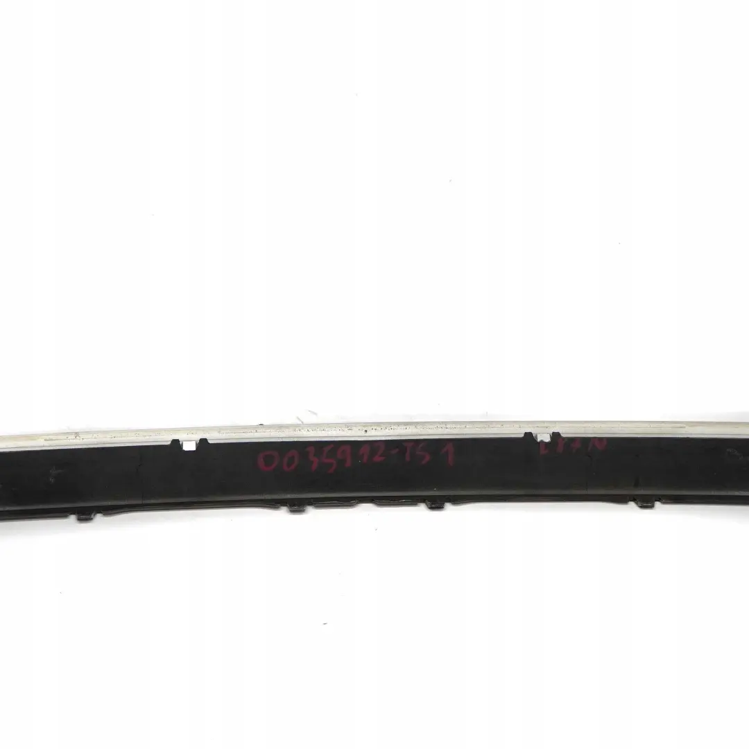BMW E81 E87 LCI Banda De Friccion Parachoques Trasero Negro Titan Plata - 354 - SKU 0035912-TS1 - Número de pieza 0035912