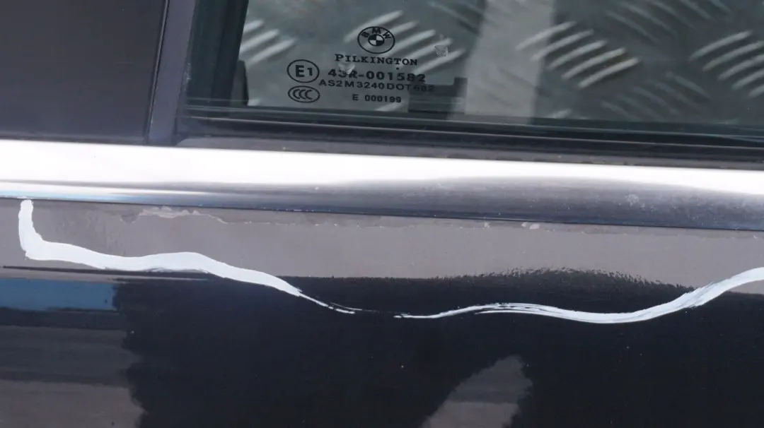 BMW 3 SERIES 9 E90 E90N Door Rear Left N/S Black Sapphire Metallic - 475 - SKU 7203647-BS9 - Part number 7203647