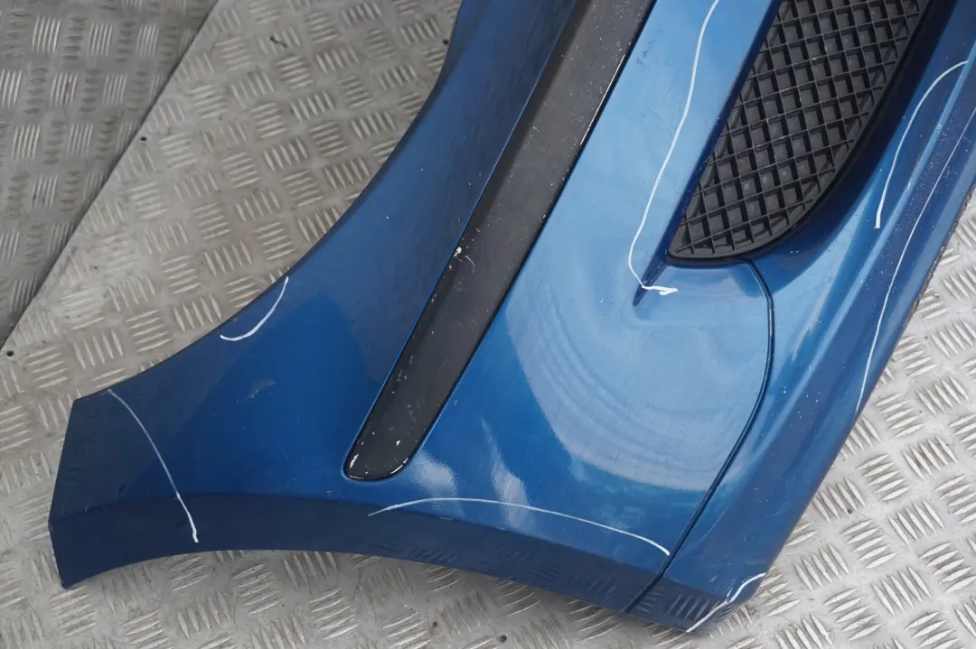 Complete Front Bumper Trim Panel Sydneyblau Blue to BMW 1 Series E81 E87 LCI with Part number 0035909 BMW 1 Series E81 E87 LCI Complete Front Bumper Trim Panel Sydneyblau Blue - SKU 0035909-SYD - Part number 0035909