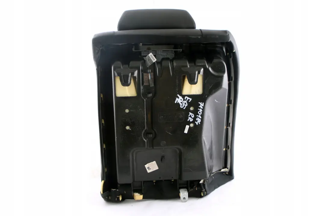 BMW 7 E65 E66 Rear Seat Right O/S Backrest Cover Leather Pearl Black - SKU 7110184 - Part number 7110184