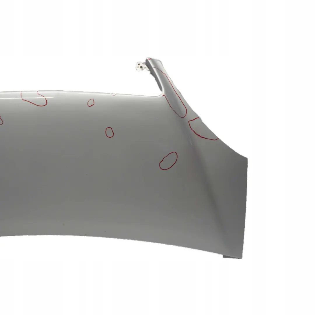 Mercedes-Benz A-Class 3 W168 Hood Bonnet Trim Panel Polar Silver Metallic - 761 to with Part number A1688800657 Mercedes-Benz A-Class 3 W168 Hood Bonnet Trim Panel Polar Silver Metallic - 761 - SKU A1688800657-PS3 - Part number A1688800657