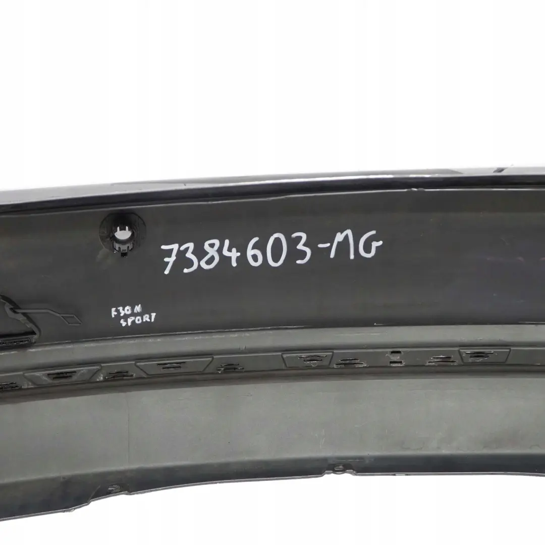 BMW F30 LCI lift Zderzak tylny tył Mineralgrau - SKU 7384603-MG - Numer Części 7384603