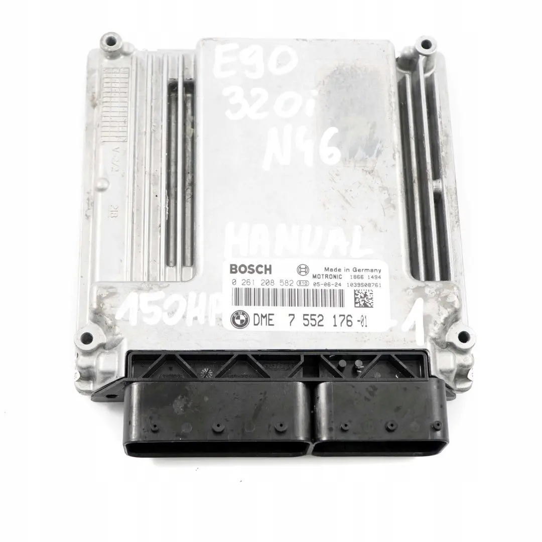 N46 150PS Appareil de Commande Dme CAS2 +Cle pour BMW E87 E90 E91 120i 320i à propos du numéro de pièce 7552176 BMW E87 E90 E91 120i 320i N46 150PS Appareil de Commande Dme CAS2 +Cle - SKU 7552176-1 - Numéro de pièce 7552176