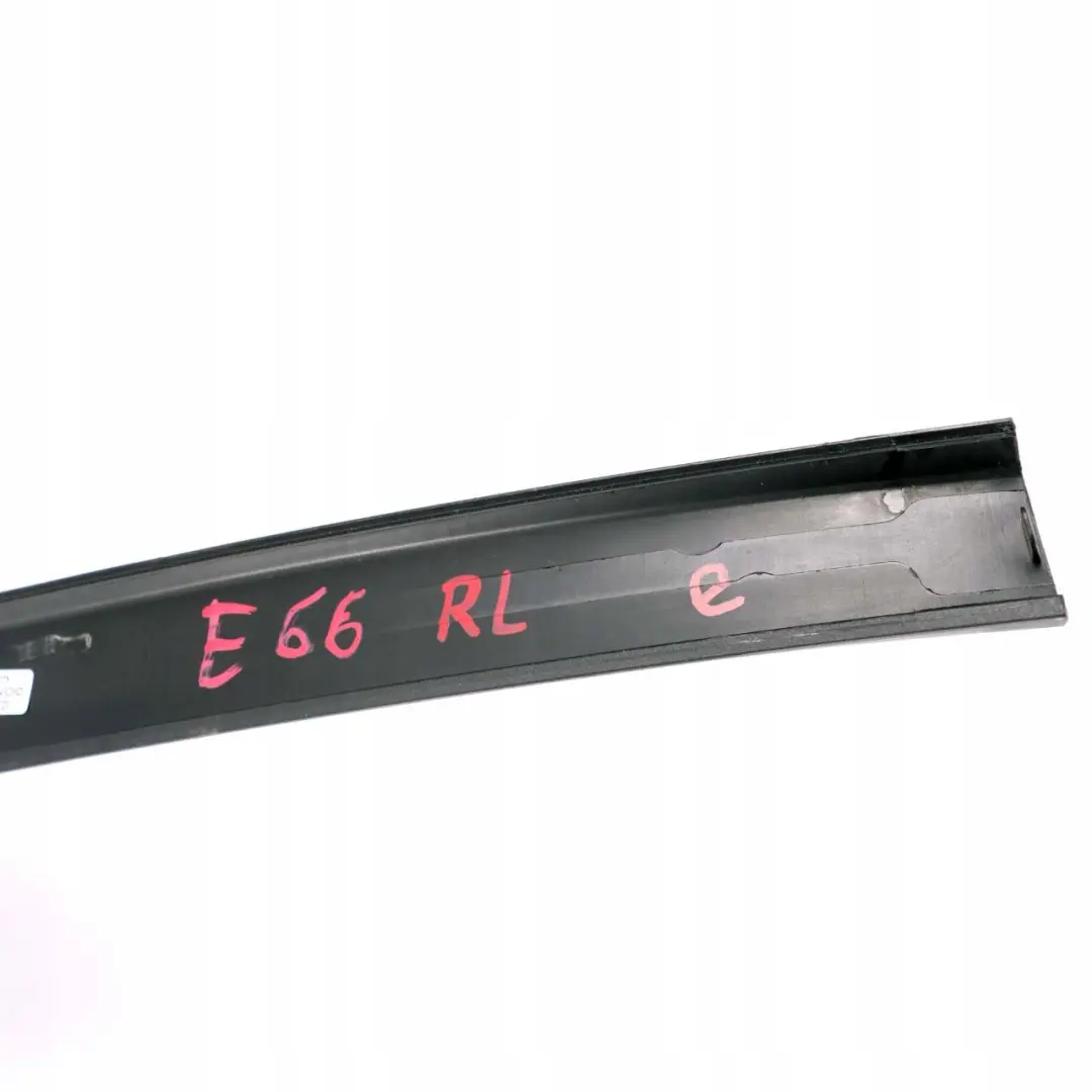 BMW 7 Series E66 Rear Left N/S Door Window Frame Trim Cover Black - SKU 8223777 - Part number 8223777