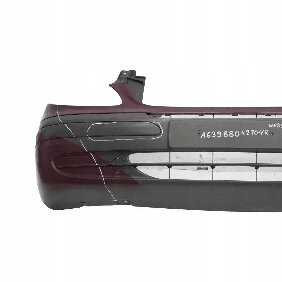 Mercedes-Benz Vito W639 Front Bumper Trim Panel Velvet Red - 3583 to with Part number A6398804270 Mercedes-Benz Vito W639 Front Bumper Trim Panel Velvet Red - 3583 - SKU A6398804270-VR - Part number A6398804270