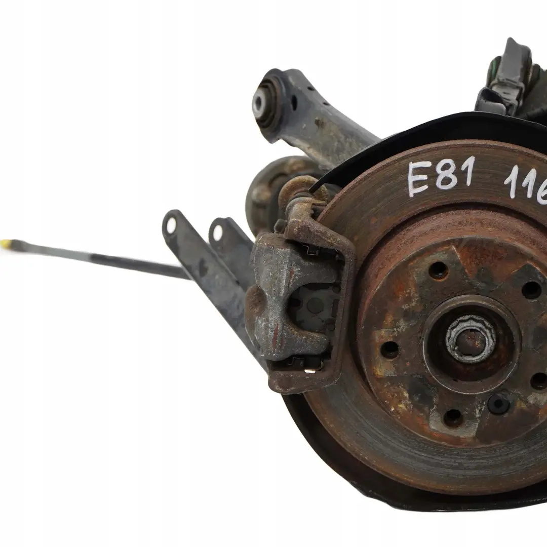 BMW E81 116i 2.0 N43 Trasero Izquierdo Suspension Pierna Eje Freno Disco - SKU 6774809-34 - Número de pieza 6774809
