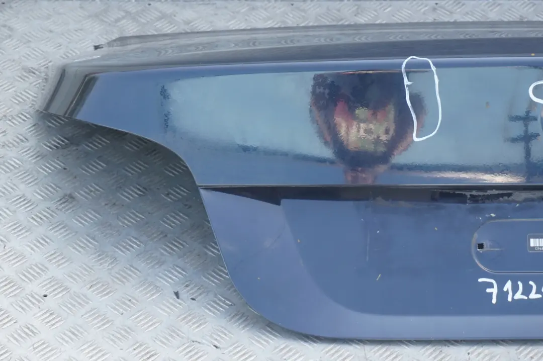 BMW 5 Series E60 Trunk Boot Lid Tailgate Monacoblau Monaco Blue Metallic - A35 - SKU 7122441-MB - Part number 7122441