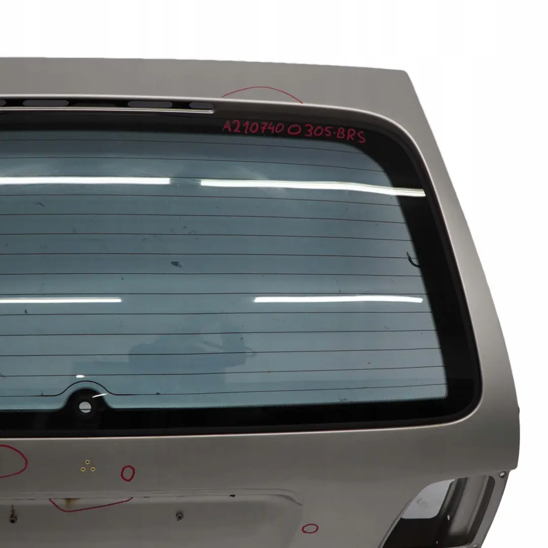 Mercedes-Benz E S210 W210 Estate Boot Trunk Lid Tailgate Brilliant Silver - 744 to with Part number A2107400305 Mercedes-Benz E S210 W210 Estate Boot Trunk Lid Tailgate Brilliant Silver - 744 - SKU A2107400305-BRS - Part number A2107400305