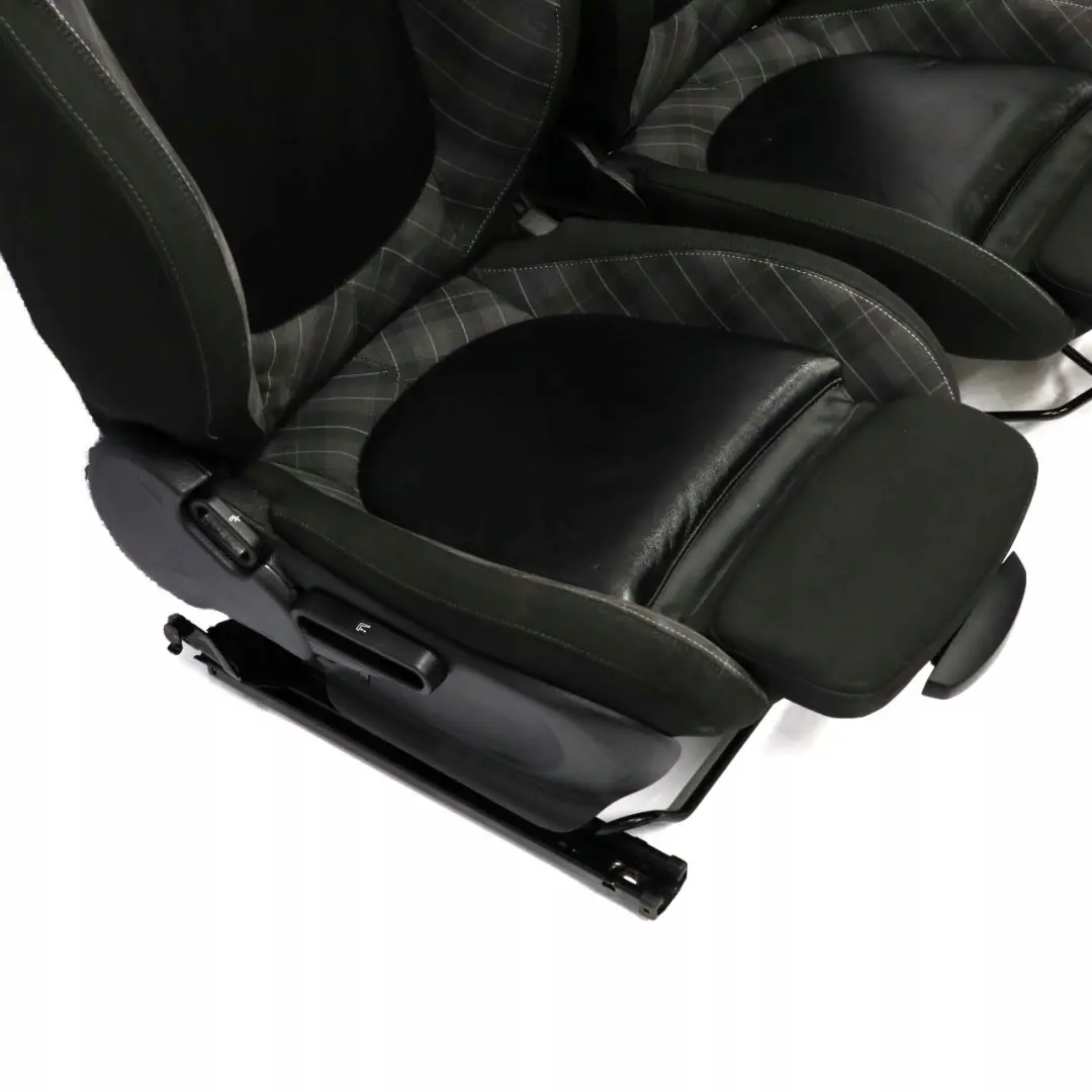 BMW Mini Cooper One Fabric Cloth / Leather Interior Sport Seats Carbon Black - SKU F55 Fabric / Leather Sport Seats (FYE1) - Part number F55