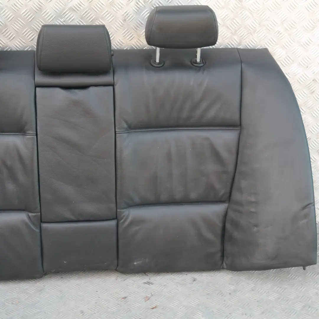 Negro Cuero Schwarz Cubierta Respaldo Asiento Trasero Sofa para BMW E90 con número de pieza 7146867 BMW E90 Negro Cuero Schwarz Cubierta Respaldo Asiento Trasero Sofa - SKU 7146867-2 - Número de pieza 7146867