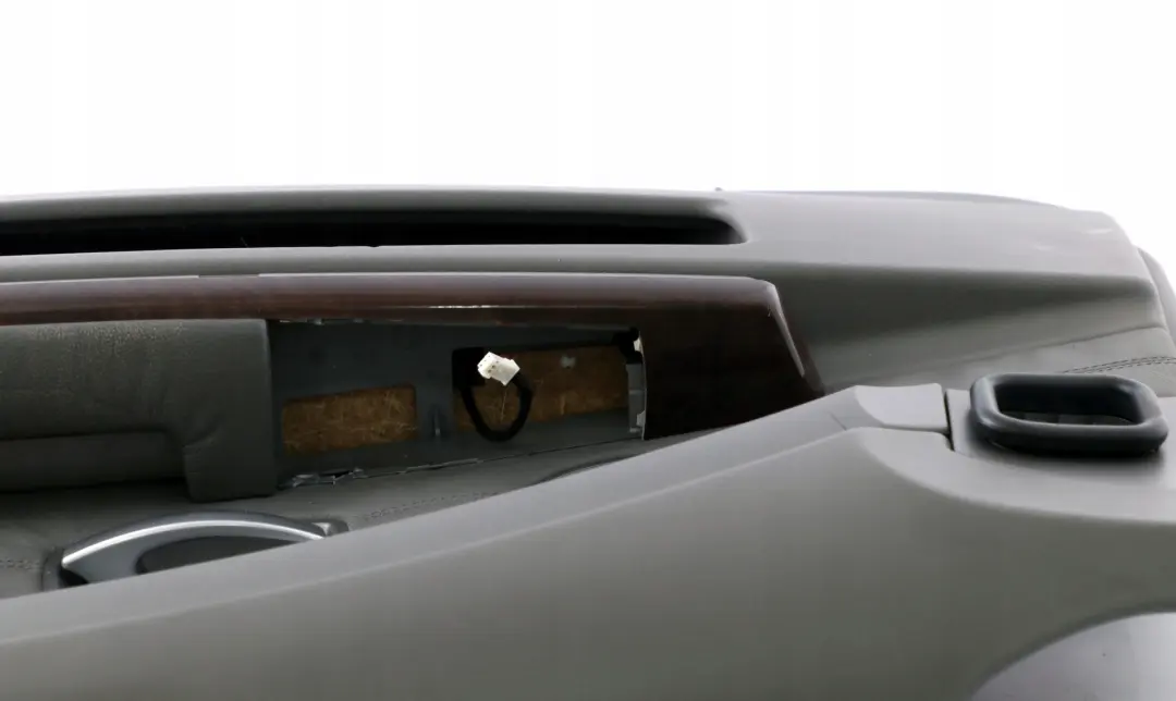 BMW 7 Series E65 Rear Right O/S Door Card Grey Leather Lining Trim Panel - SKU 7038710 - Part number 7038710
