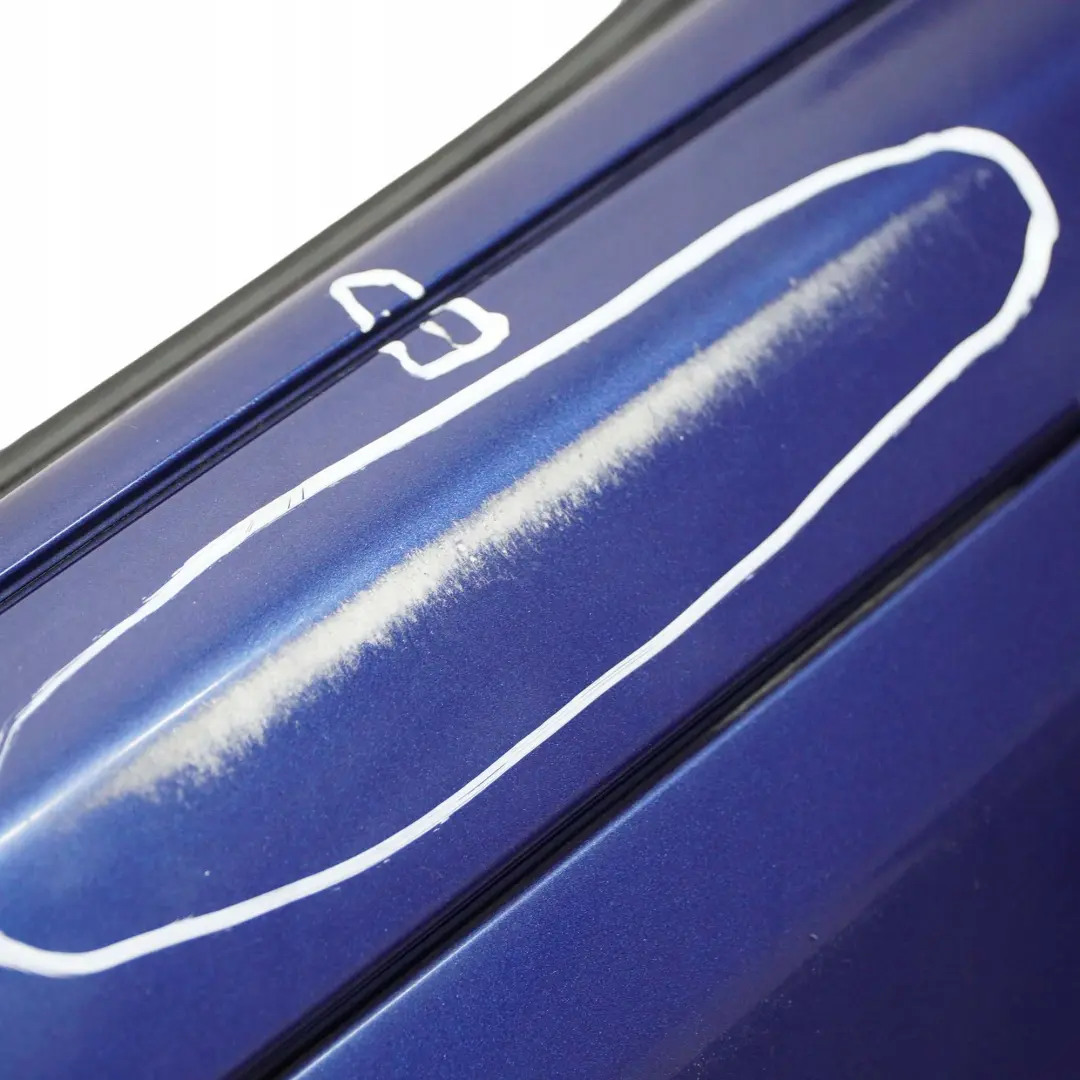 Mercedes-Benz C W203 Rear Bumper Trim Panel Jaspisblau Blue Metallic - 345 to with Part number A2038851625 Mercedes-Benz C W203 Rear Bumper Trim Panel Jaspisblau Blue Metallic - 345 - SKU A2038850825-JAS - Part number A2038851625