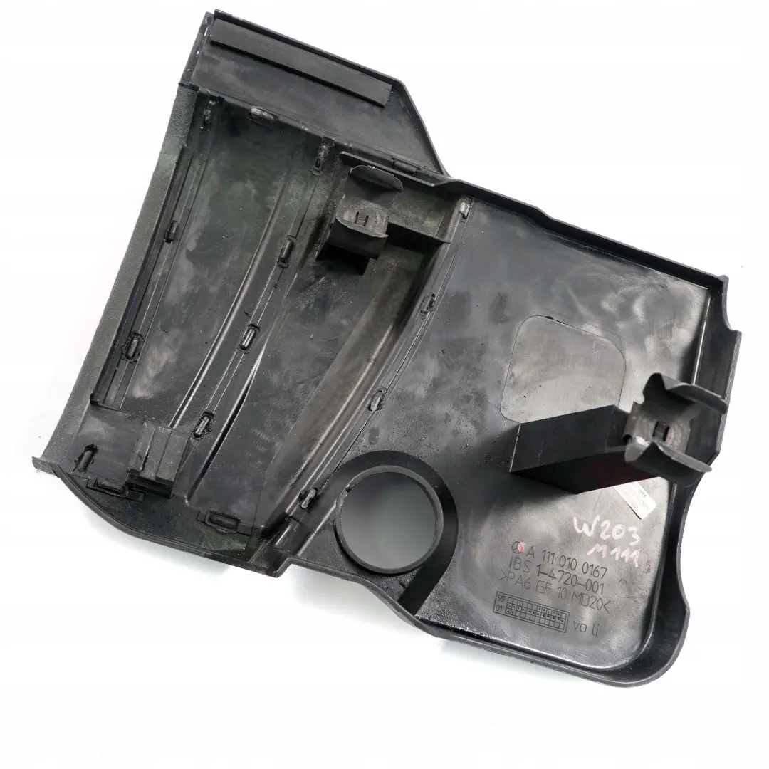 Mercedes-Benz C W203 M111 C 180 Petrol Engine Right O/S Cover Trim A1110100167 to with Part number A1110100967 Mercedes-Benz C W203 M111 C 180 Petrol Engine Right O/S Cover Trim A1110100167 - SKU A1110100967 - Part number A1110100967