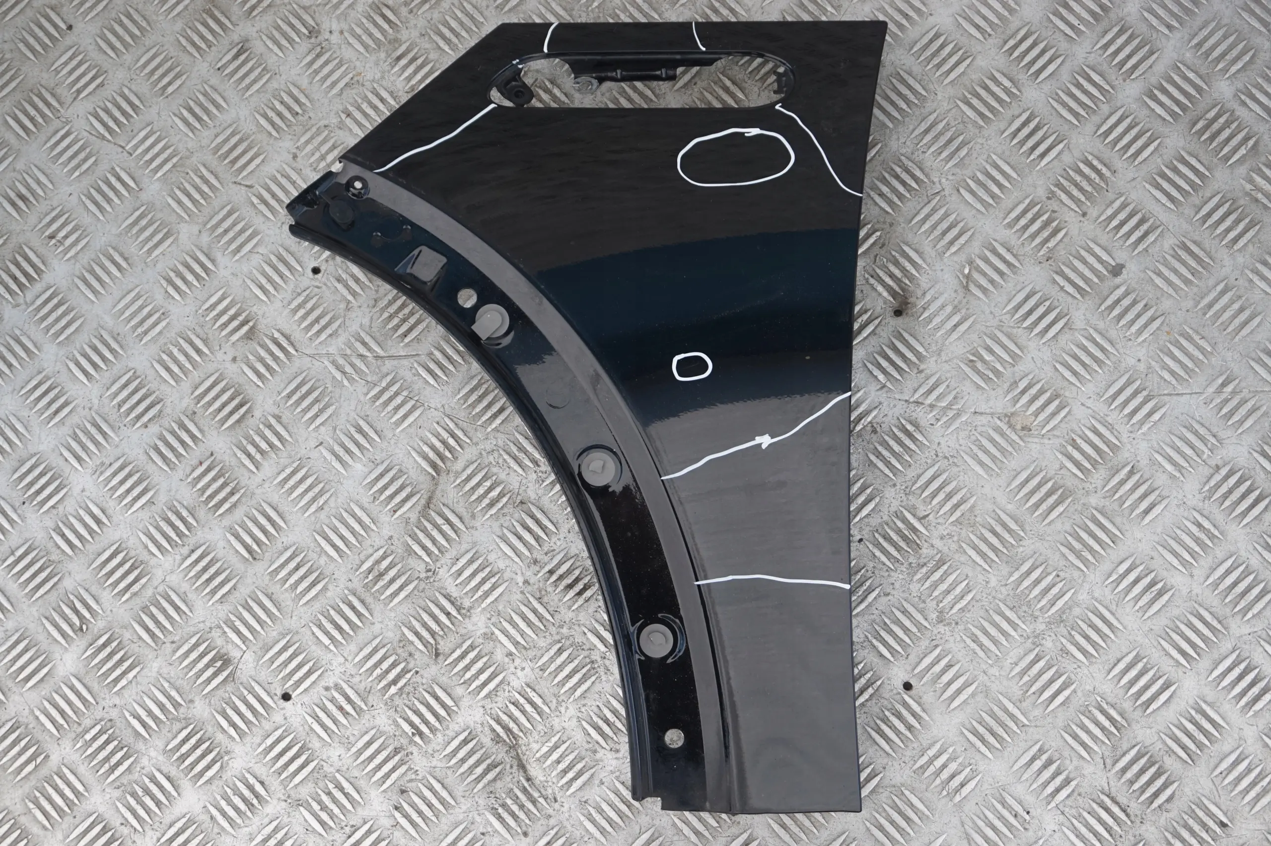 £BMW Mini 1 R50 R52 R53 Front Left N/S Side Panel Fender Wing Schwarz Black
