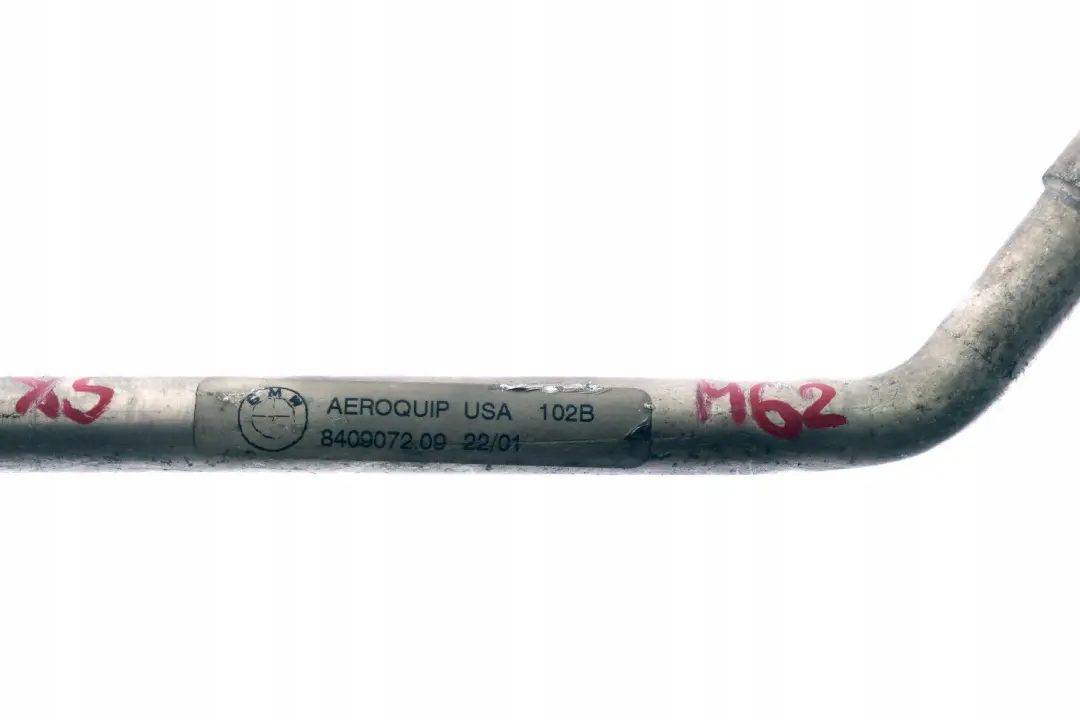 M62 4.4i Gasolina Evaporador Compresor Tubo De aspiracion para BMW E53 con número de pieza 8409072 BMW E53 M62 4.4i Gasolina Evaporador Compresor Tubo De aspiracion - SKU 8409072 - Número de pieza 8409072