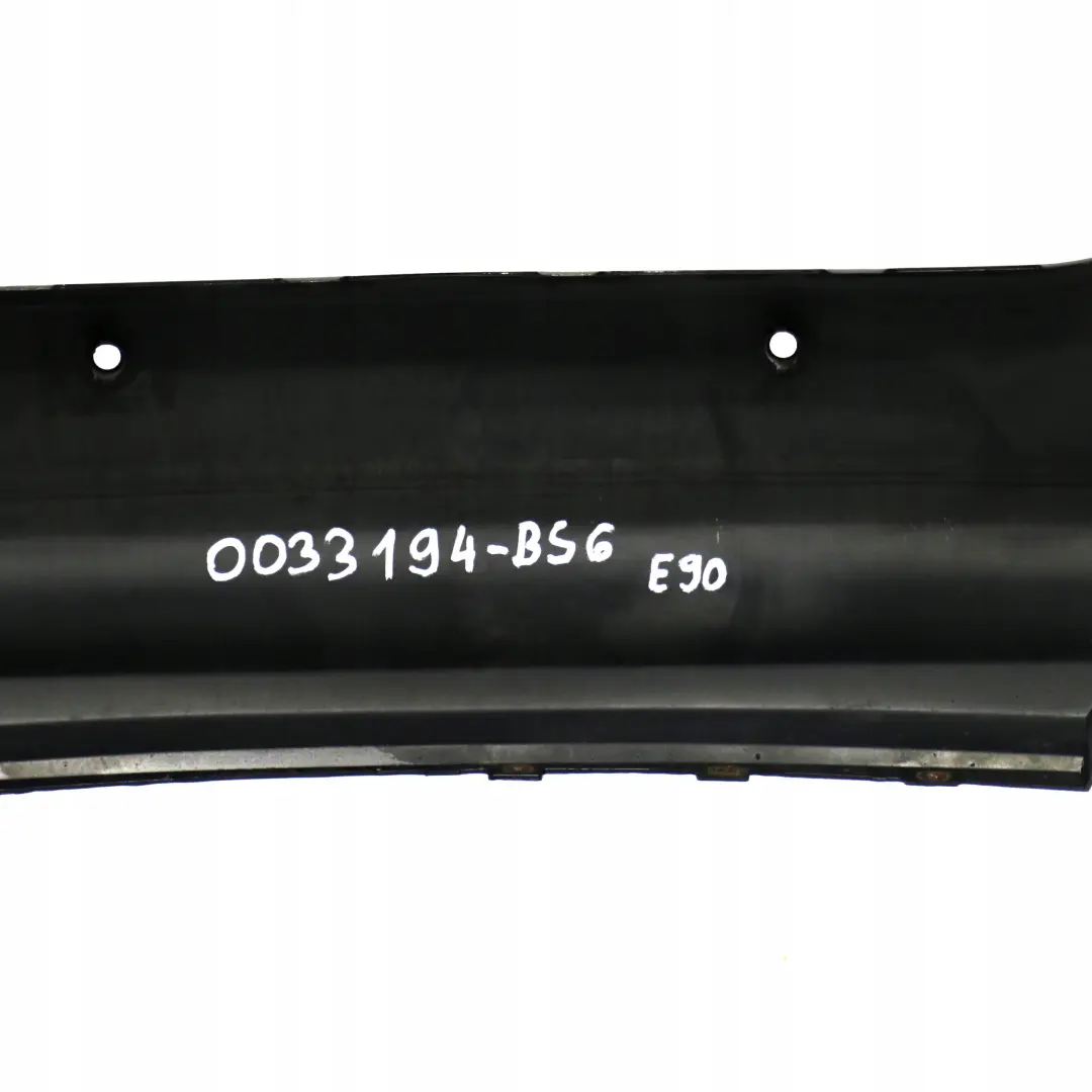 BMW 3 Series E90 6 Saloon Rear Bumper PDC Black Sapphire Metallic - 475 - SKU 0033194-BS6 - Part number 0033194
