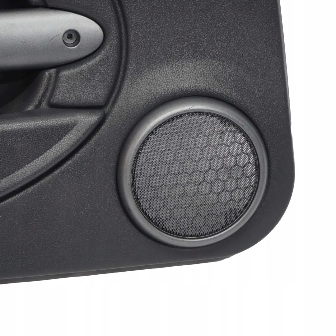 Türverkleidung Dekor Vorne Links Panther Black Schwarz Leder für BMW Mini R50 mit Teilenummer 7113431 BMW Mini R50 Türverkleidung Dekor Vorne Links Panther Black Schwarz Leder - SKU 7113431-2 - Teilenummer 7113431