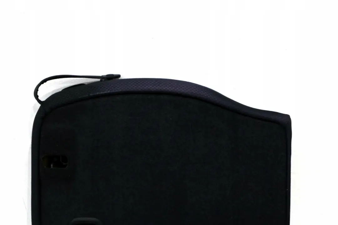 Left N/S Cloth Fabric Molette Seat Backrest Black to BMW Mini Cabrio R52 Rear with Part number 7133011 BMW Mini Cabrio R52 Rear Left N/S Cloth Fabric Molette Seat Backrest Black - SKU 7133011 - Part number 7133011