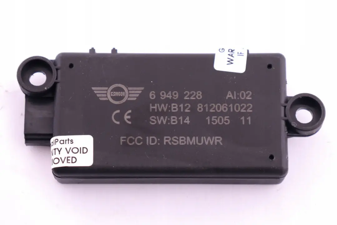 DWA Door Alarm System Module Unit to Mini Cooper R52 Cabrio Convertible with Part number 6949228 Mini Cooper R52 Cabrio Convertible DWA Door Alarm System Module Unit - SKU 6949228 - Part number 6949228
