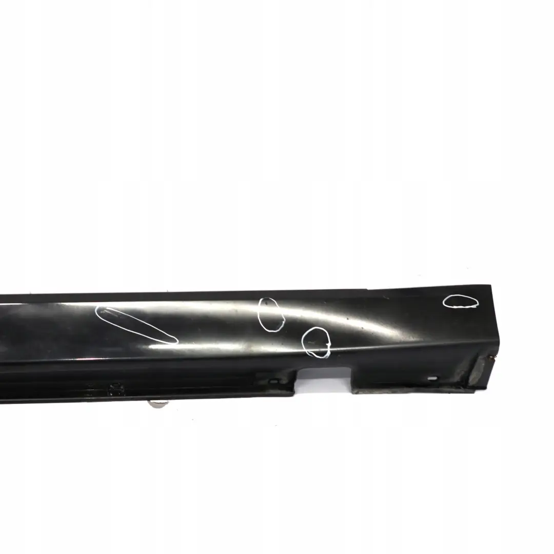 BMW 7 er E66 Schwellerleiste Blende Schweller Rechts Black Sapphire Schwarz - SKU 0395480-BS - Teilenummer 0395480