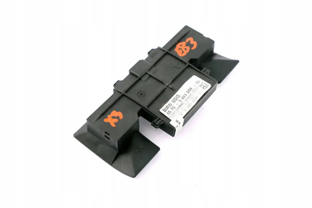 Ultrasonic Alarm System Module Control Unit to BMW X3 Series E83 with Part number 3403208 BMW X3 Series E83 Ultrasonic Alarm System Module Control Unit - SKU 3403208 - Part number 3403208