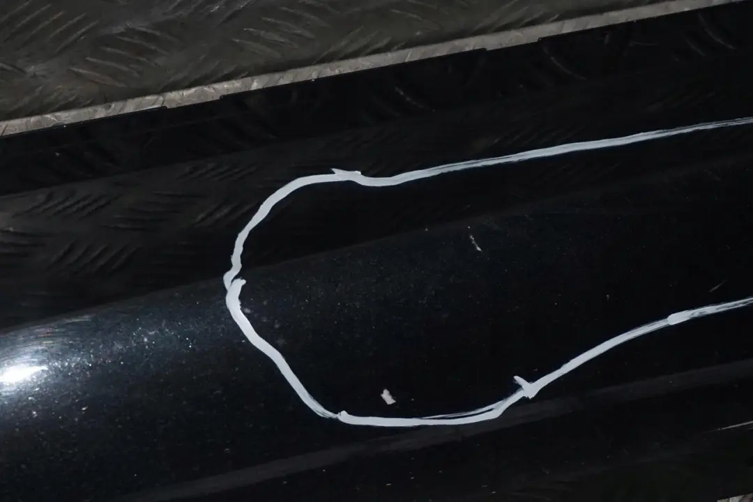 BMW 1 E87 M Sport Sill Strip Side Skirt Left N/S Sparkling Graphite - A22 - SKU 0033557-SG - Part number 0033557