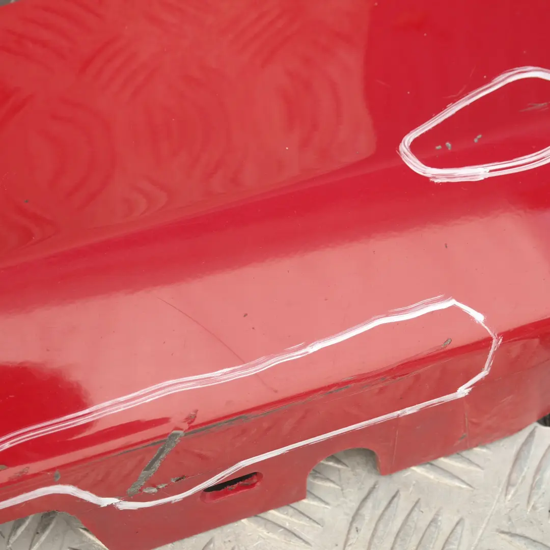 BMW E87 LCI Listello Portiera Apertura Gonne SX Rosso-Cremisi Rosso - SKU 0036145-KAR3 - Numero di parte 36145