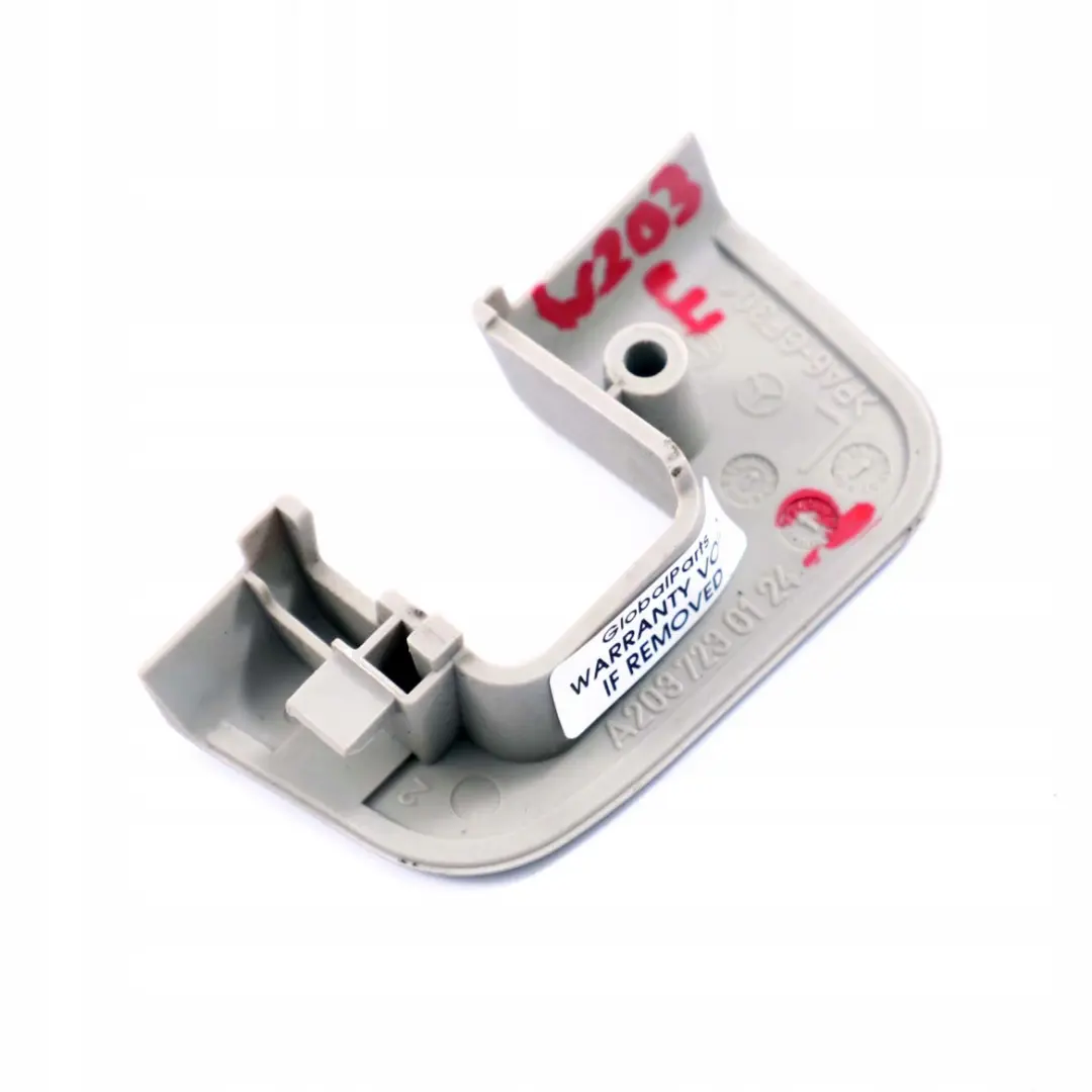 Izquierda Cerradura de Puerta Envolvente Trim para Mercedes CLC CL203 W203 con número de pieza A2037230124 Mercedes CLC CL203 W203 Izquierda Cerradura de Puerta Envolvente Trim - SKU A2037230124 - Número de pieza A2037230124