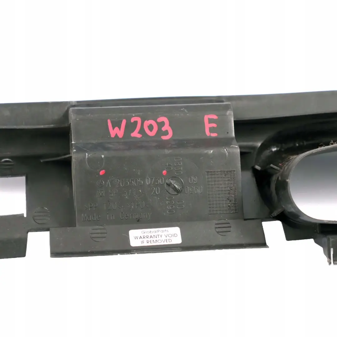 Mercedes Benz W203 C 180 240 320 Cornice Radiatore - SKU A2035050730 - Numero di parte A2035050730