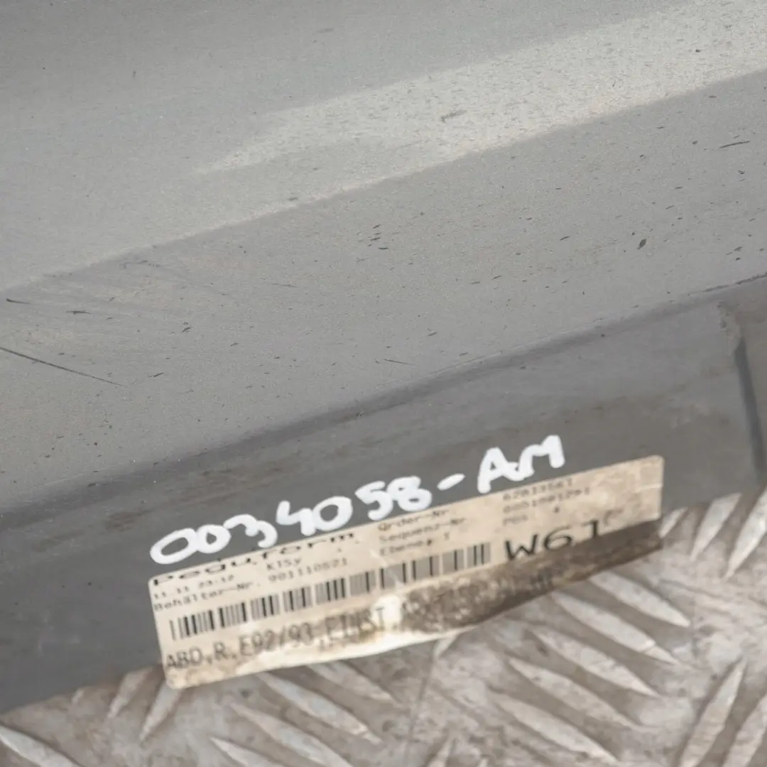 BMW E92 E93 Sill Strip Faldon Lateral Derecho Arktis Arctic Metallic A34 - SKU 0034058-AM - Número de pieza 34058