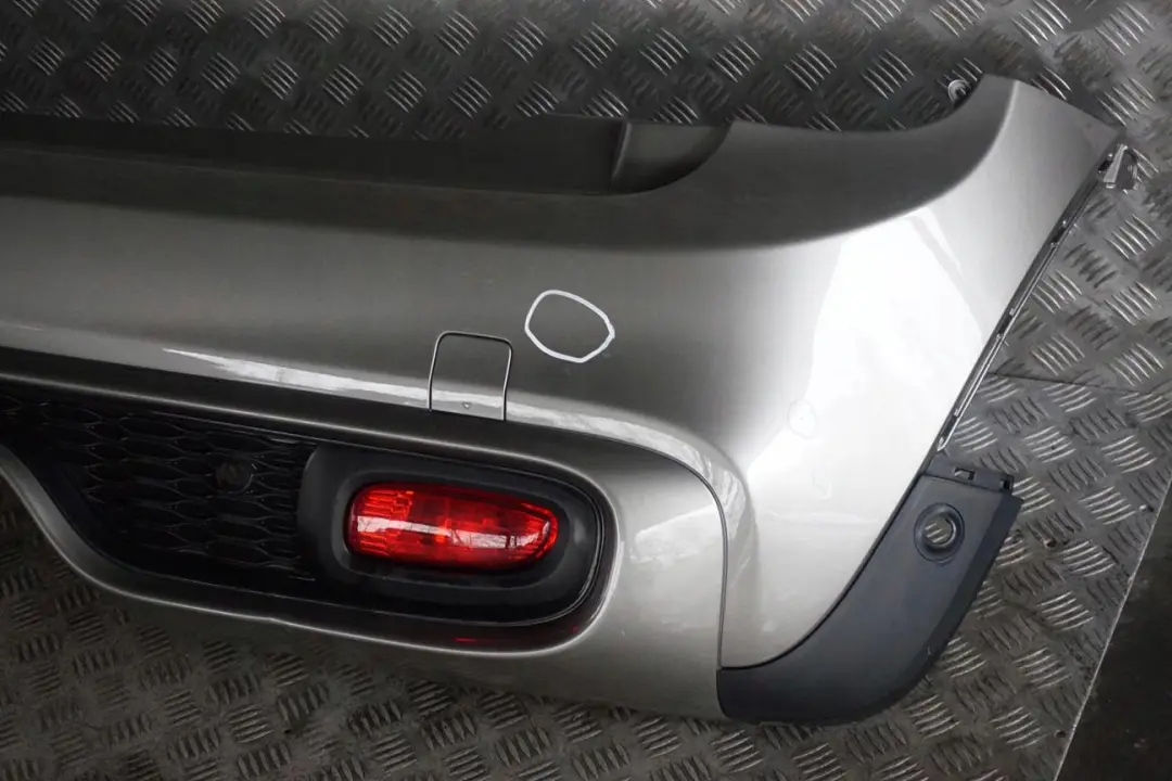 Mini F56 F57 Cooper S Complete Rear Bumper Panel Melting Silver - C2K - SKU 7380020-MELT - Part number 7380020