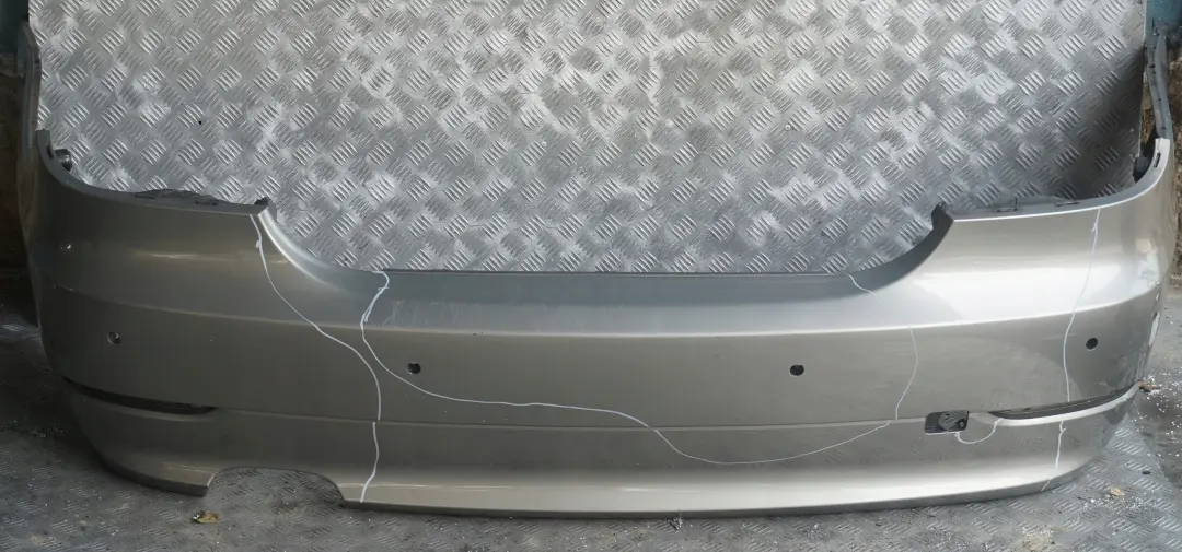 BMW 5 Series E60 Saloon Rear Bumper PDC Platinbronze Platinum Bronze - A53 - SKU 0422349-PB - Part number 0422349