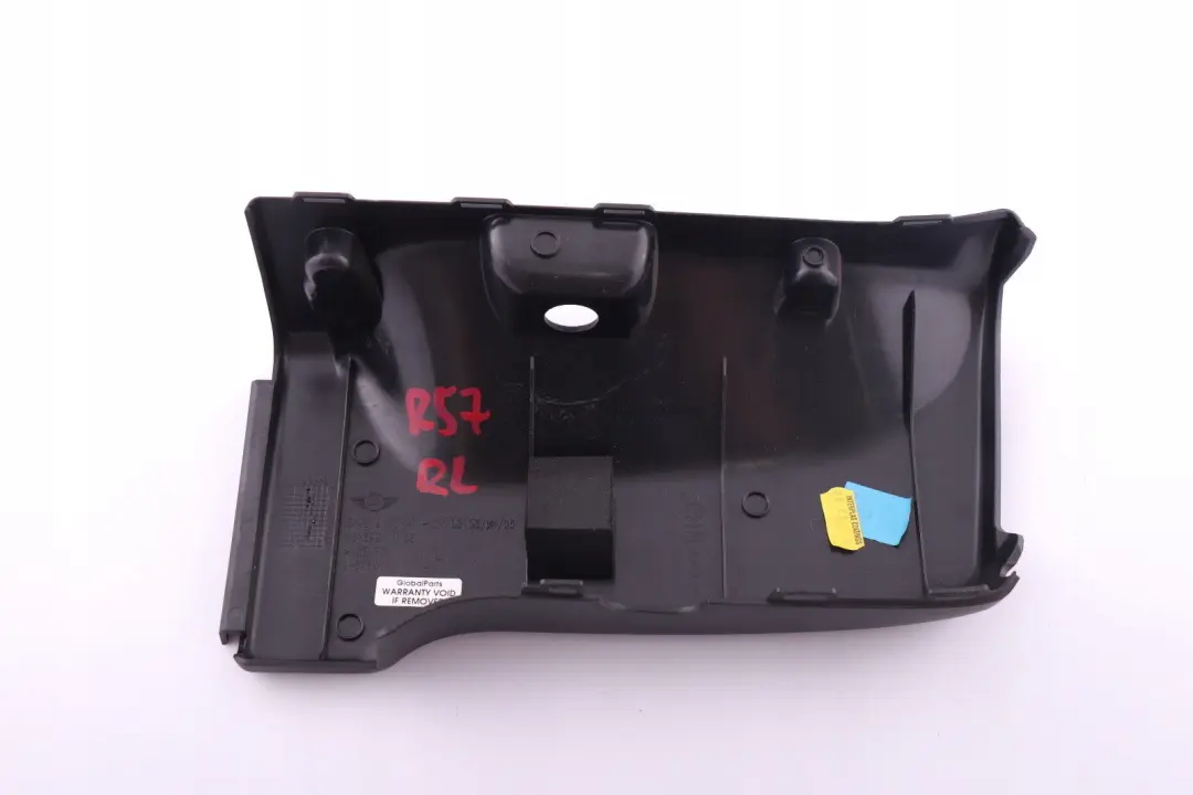 Mini R57 R57N LCI Cover Belt Rear Left N/S Outlet Trim Black - SKU 9133147 - Part number 9133147