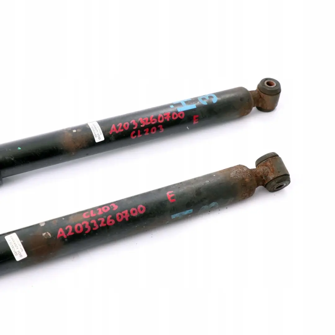 Mercedes-Benz CLC-Klasse CL203 Hinterachse Stoßdämpfer Set H3 für mit Teilenummer A2033260700 Mercedes-Benz CLC-Klasse CL203 Hinterachse Stoßdämpfer Set H3 - SKU A2033260700 - Teilenummer A2033260700