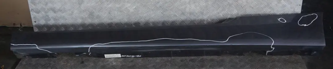 BMW 3 E92 E93 2 Gonna laterale Sill Strip sinistra Grafite scintillante - A22 - SKU 0034059-SG2 - Numero di parte 0034059