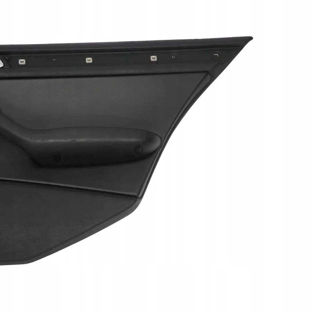 BMW 3 E46 Saloon Rear Right O/S Trim Panel Door Card Leather Montana Black - SKU 8224536 - Part number 8224536