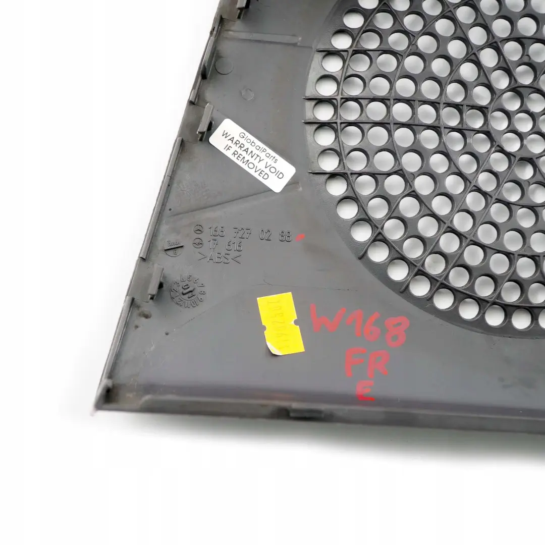 Mercedes-Benz A W168 Front Right O/S Door Card Speaker Cover Trim to with Part number A1687270288 Mercedes-Benz A W168 Front Right O/S Door Card Speaker Cover Trim - SKU A1687270288 - Part number A1687270288