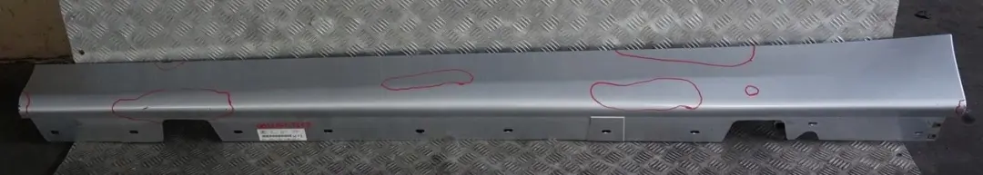 BMW 3 Series 17 E90 E91 Sill Side Skirt Left N/S Titansilber Silver Metallic - SKU 0032951-TS17 - Part number 0032951