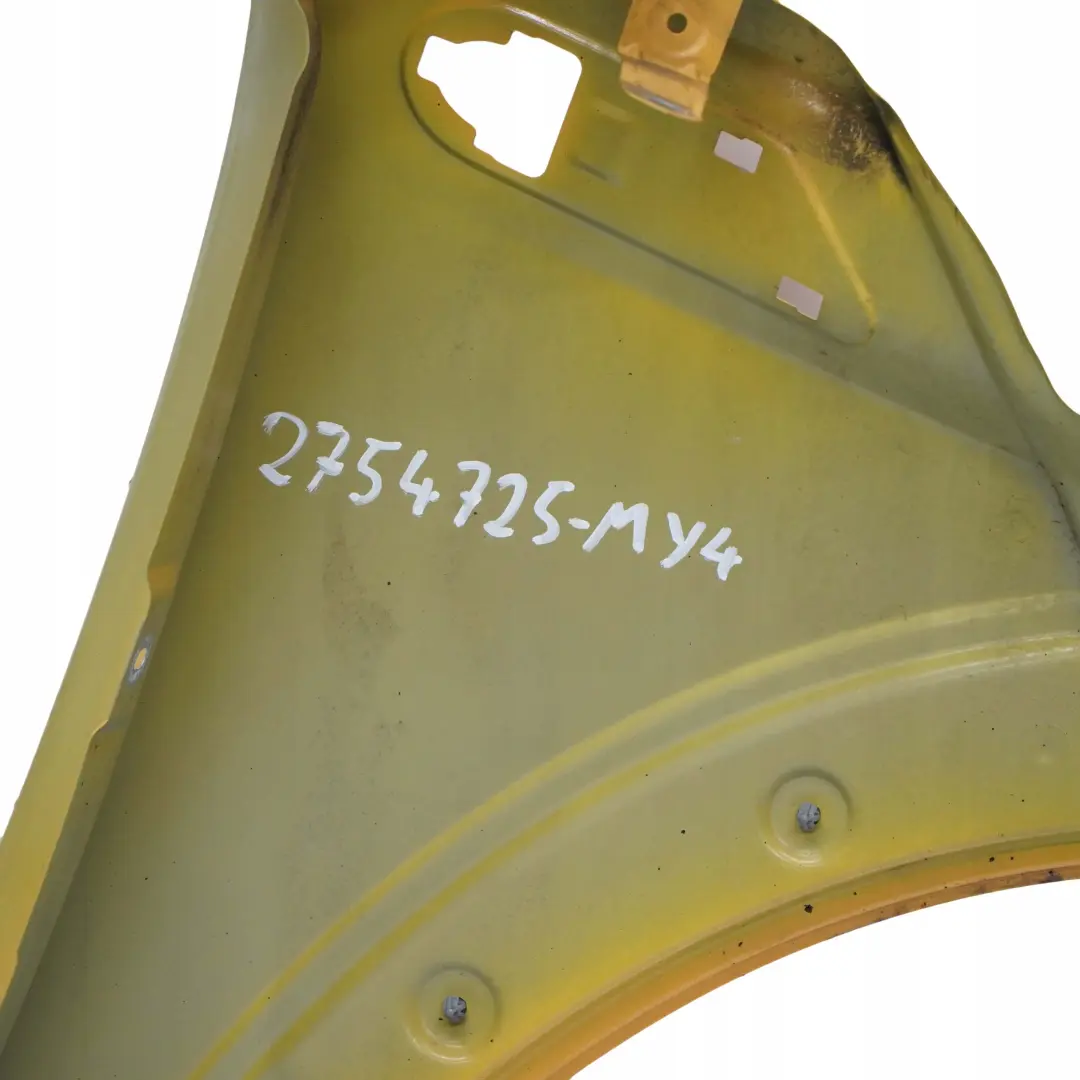 Side Panel Front Left Wing Mellow Yellow A58 para Mini Cooper R55 R56 R57 4 con número de pieza 2754725 Mini Cooper R55 R56 R57 4 Side Panel Front Left Wing Mellow Yellow A58 - SKU 2754725-MY4 - Número de pieza 2754725