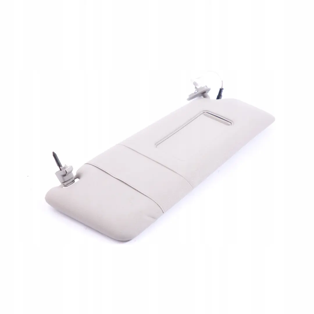BMW E65 E66 Sun Visor Lamp Light Cover Right O/S Leather Steingrau Grey - SKU 7017792-1 - Part number 7017792