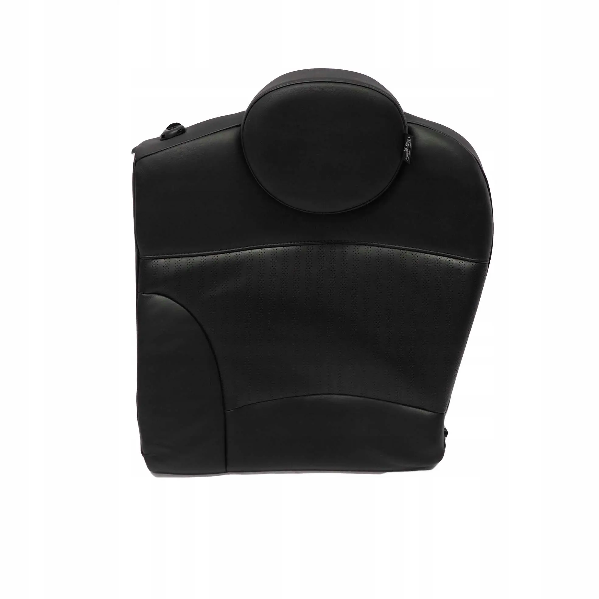 Mini Cooper One R55 Clubman Rear Left N/S Seat Backrest Black Leather Punch